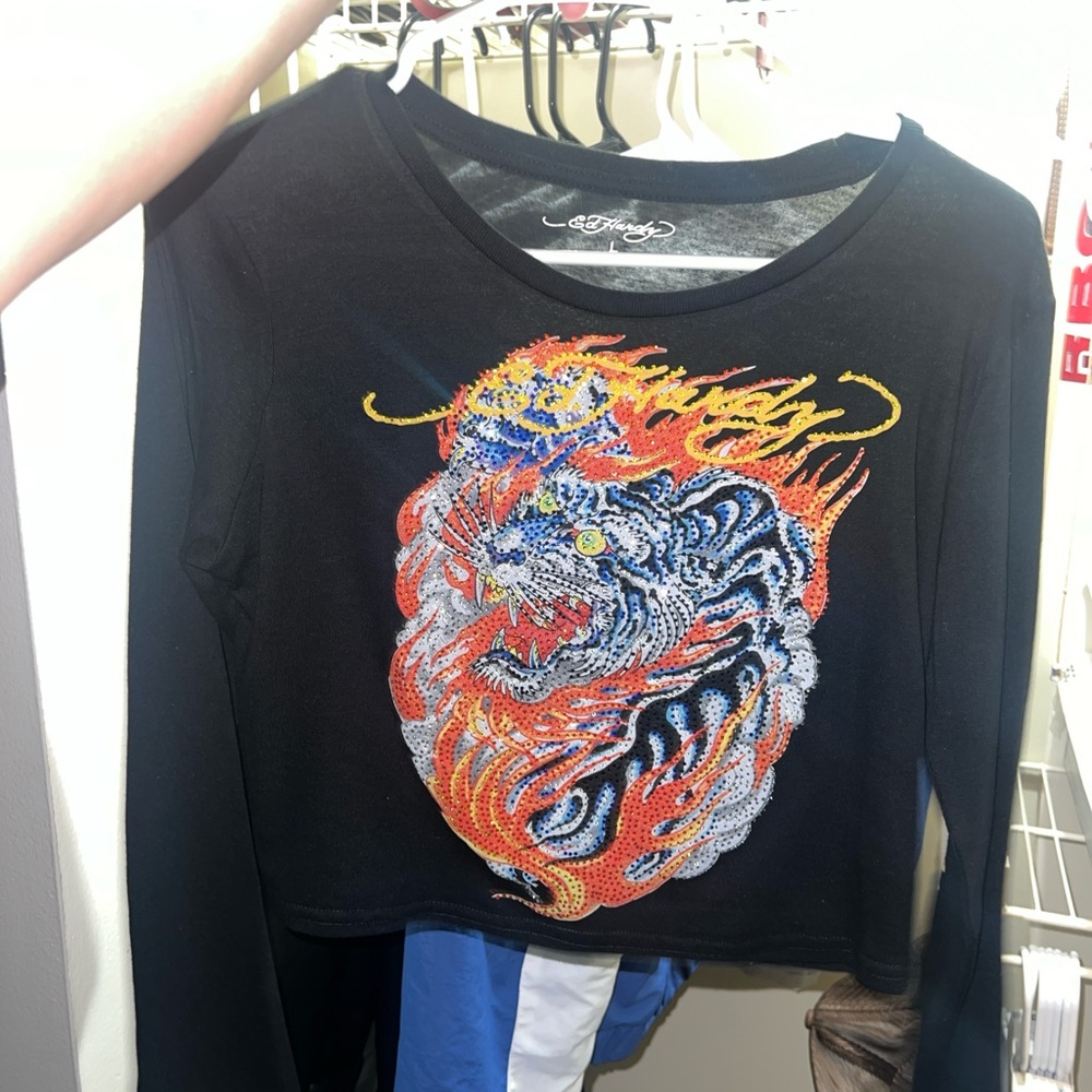 Ed Hardy crop top